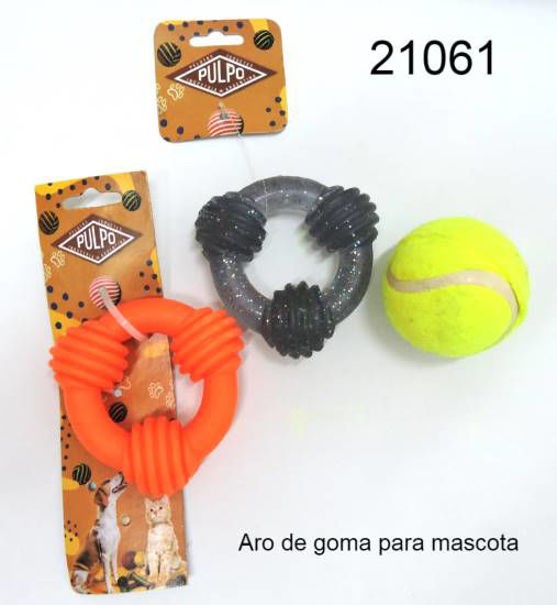 Imagen de ARO DE GOMA PARA MASCOTA 2.24